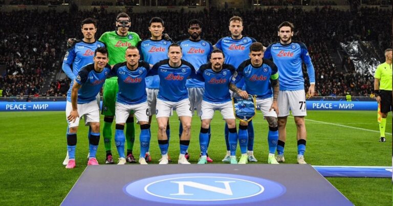 Capa para Napoli x Milan válido pela Champions League.