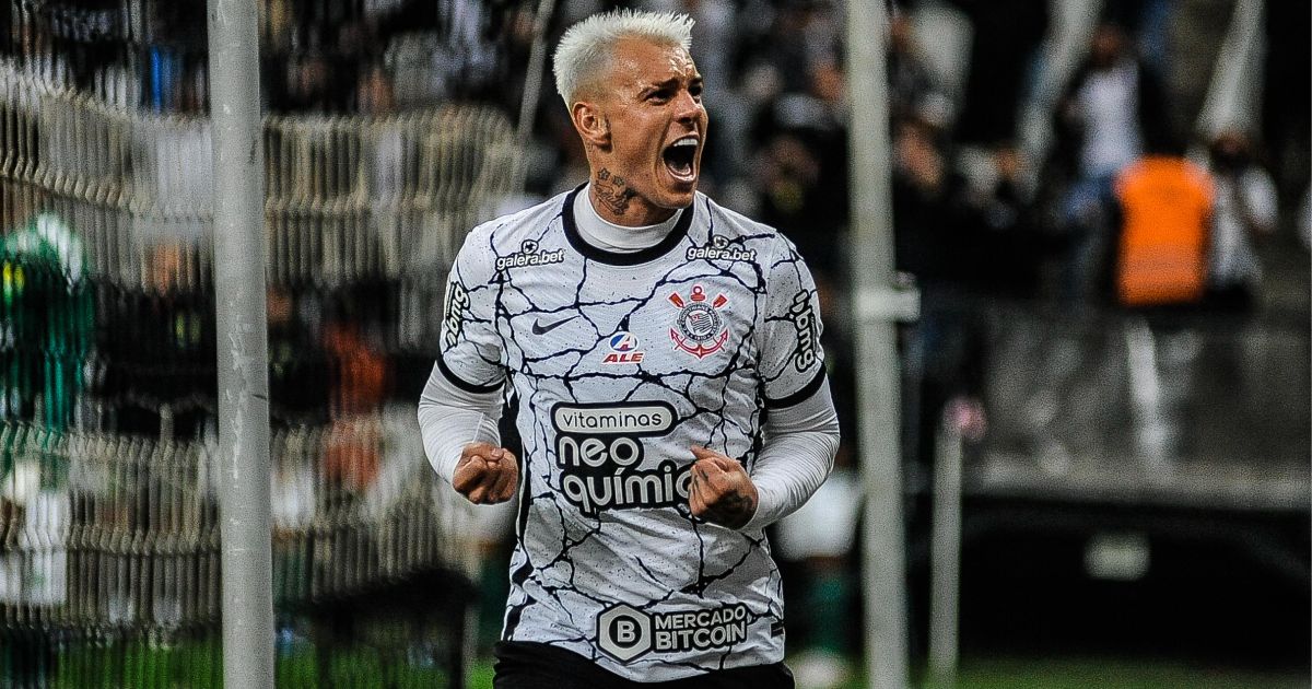 Róguer Guedes, principal artilheiro do Corinthians na temporada até agora.