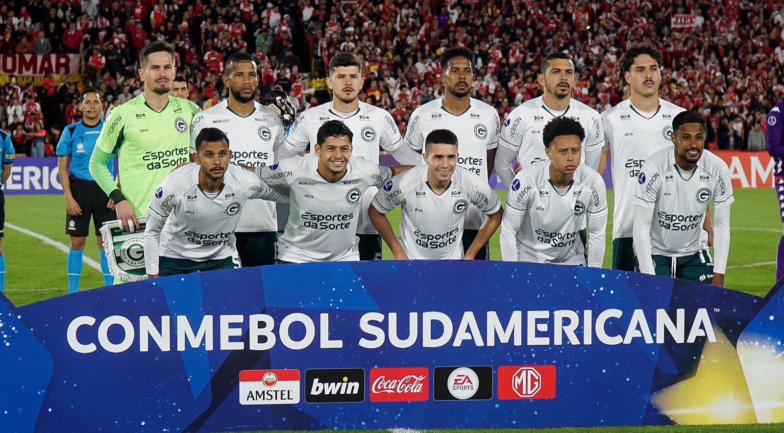 Este foi o time do Goiás que garantiu vaga no mata-mata da Copa Sul-Americana. Foto: Fernando Lima | Goiás EC.