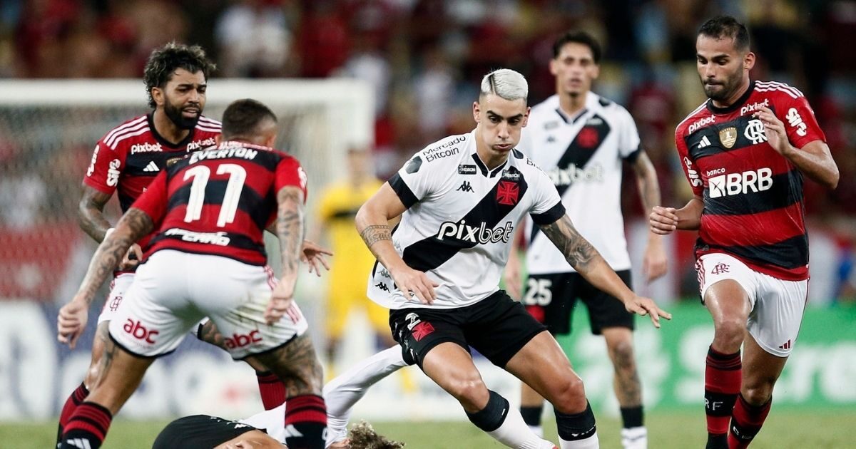 Capa para palpite de Vasco x Flamengo.